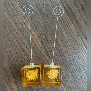 Vintage MCM IKEA bubble picture holders